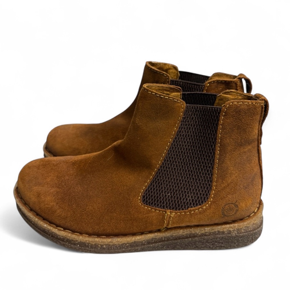 Born Women’s Talyn Brown Glazed Ginger Chelsea Boots Size 7/38 - Picture 3 of 6